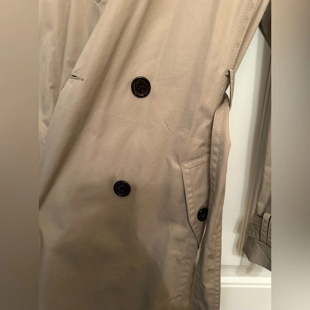 Banana republic trench coat sz xs - Picture 3 of 7